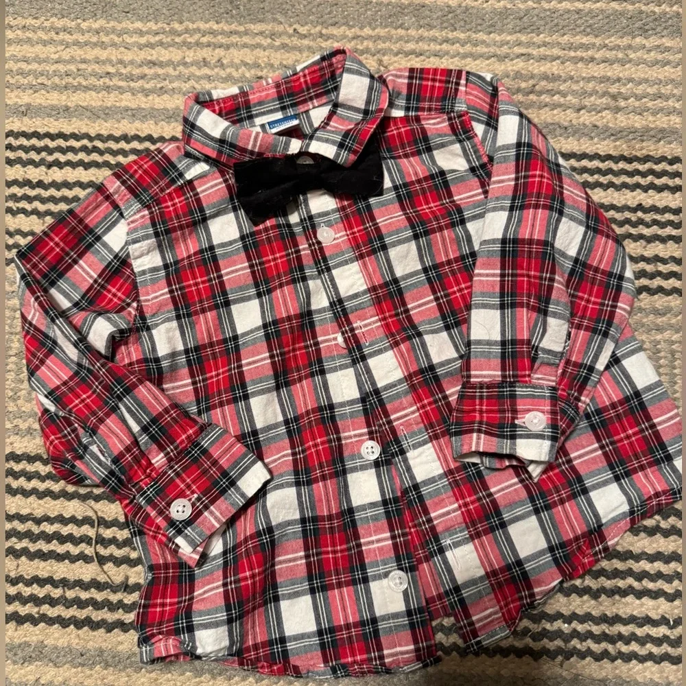 Old Navy 18-24M Plaid Button up shirt